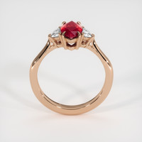 1.31 Ct. Ruby Ring, 14K Rose Gold 3