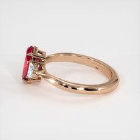 1.31 Ct. Ruby Ring, 14K Rose Gold 4