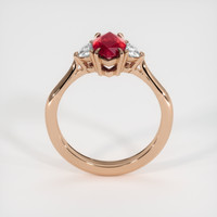 1.31 Ct. Ruby Ring, 18K Rose Gold 3