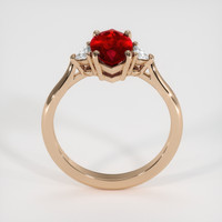2.16 Ct. Ruby Ring, 18K Rose Gold 3