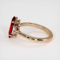 2.16 Ct. Ruby Ring, 18K Rose Gold 4