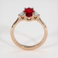 2.04 Ct. Ruby Ring, 18K Rose Gold 3