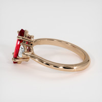 2.04 Ct. Ruby Ring, 18K Rose Gold 4