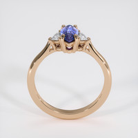 1.04 Ct. Purplish Blue Sapphire Ring, 18K Rose Gold 3
