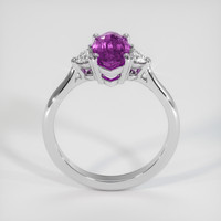 1.81 Ct. Purple Sapphire Ring, 10K White Gold 3