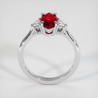 2.04 Ct. Ruby Ring, 18K White Gold 3