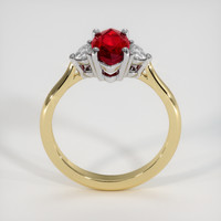 2.04 Ct. Ruby Ring, 14K White & Yellow 3