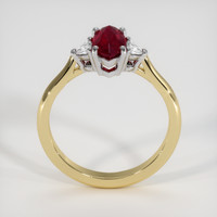 1.61 Ct. Ruby Ring, 14K White & Yellow 3
