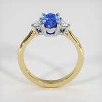 2.07 Ct. Sapphire Ring, 18K White & Yellow 3