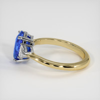 2.07 Ct. Sapphire Ring, 18K White & Yellow 4