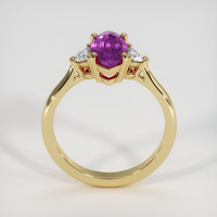 1.81 Ct. Purple Sapphire Ring, 10K Yellow Gold 3