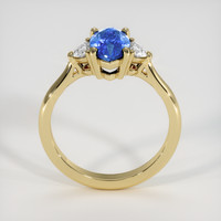 2.07 Ct. Blue Sapphire Ring, 10K Yellow Gold 3