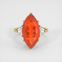 5.52 Ct. Gemstone Ring, 14K Yellow Gold 1