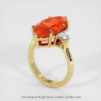 5.52 Ct. Gemstone Ring, 14K Yellow Gold 2