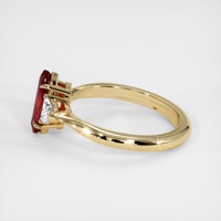 1.13 Ct. Ruby Ring, 14K Yellow Gold 4