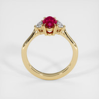 1.24 Ct. Ruby Ring, 14K Yellow Gold 3
