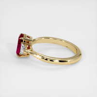 1.24 Ct. Ruby Ring, 14K Yellow Gold 4