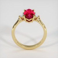 3.13 Ct. Ruby Ring, 14K Yellow Gold 3