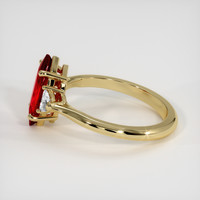 2.16 Ct. Ruby Ring, 14K Yellow Gold 4