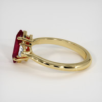 1.61 Ct. Ruby Ring, 14K Yellow Gold 4