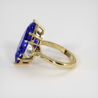 12.27 Ct. Blue Sapphire Ring, 14K Yellow Gold 4