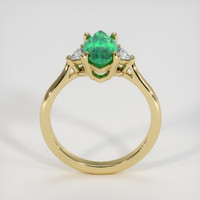 1.83 Ct. Emerald Ring, 18K Yellow Gold 3