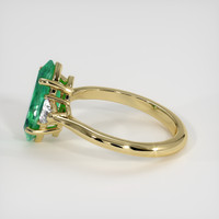 1.83 Ct. Emerald Ring, 18K Yellow Gold 4