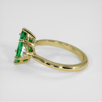 1.52 Ct. Emerald Ring, 18K Yellow Gold 4