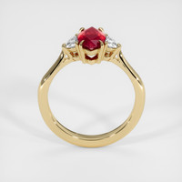 1.31 Ct. Ruby Ring, 18K Yellow Gold 3