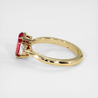 1.31 Ct. Ruby Ring, 18K Yellow Gold 4