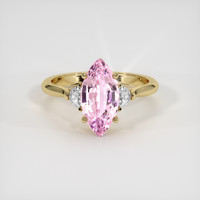 3.07 Ct. Sapphire Ring, 18K Yellow Gold 1