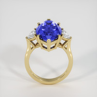 12.27 Ct. Blue Sapphire Ring, 18K Yellow Gold 3