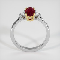 1.61 Ct. Ruby Ring, 14K Yellow & White 3