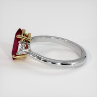 1.61 Ct. Ruby Ring, 14K Yellow & White 4
