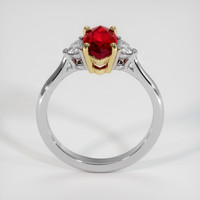 2.04 Ct. Ruby Ring, 18K Yellow & White 3