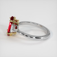 2.04 Ct. Ruby Ring, 18K Yellow & White 4
