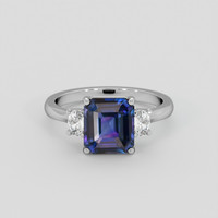 3.00 Ct. Color Change Sapphire Ring, Platinum 950 1