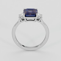3.00 Ct. Color Change Sapphire Ring, 14K White Gold 3