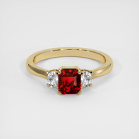 1.65 Ct. Ruby Ring, 14K Yellow Gold 1