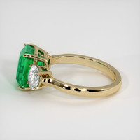 4.83 Ct. Emerald Ring, 18K Yellow Gold 4