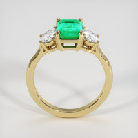 1.75 Ct. Emerald Ring, 18K Yellow Gold 3