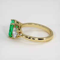 1.75 Ct. Emerald Ring, 18K Yellow Gold 4