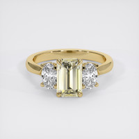 2.42 Ct. Yellow Sapphire Ring, 18K Yellow Gold 1