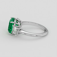 3.37 Ct. Emerald Ring, Platinum 950 4