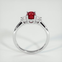 1.12 Ct. Ruby Ring, Platinum 950 3