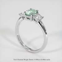 0.99 Ct. Sapphire Ring, Platinum 950 2