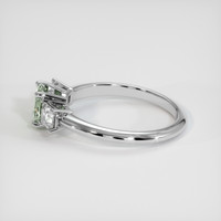 0.99 Ct. Sapphire Ring, 14K White Gold 4