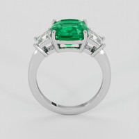 3.37 Ct. Emerald Ring, 18K White Gold 3
