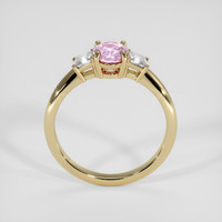 1.25 Ct. Pink Sapphire Ring, 14K Yellow Gold 3