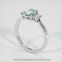 0.99 Ct. Sapphire Ring, Platinum 950 2